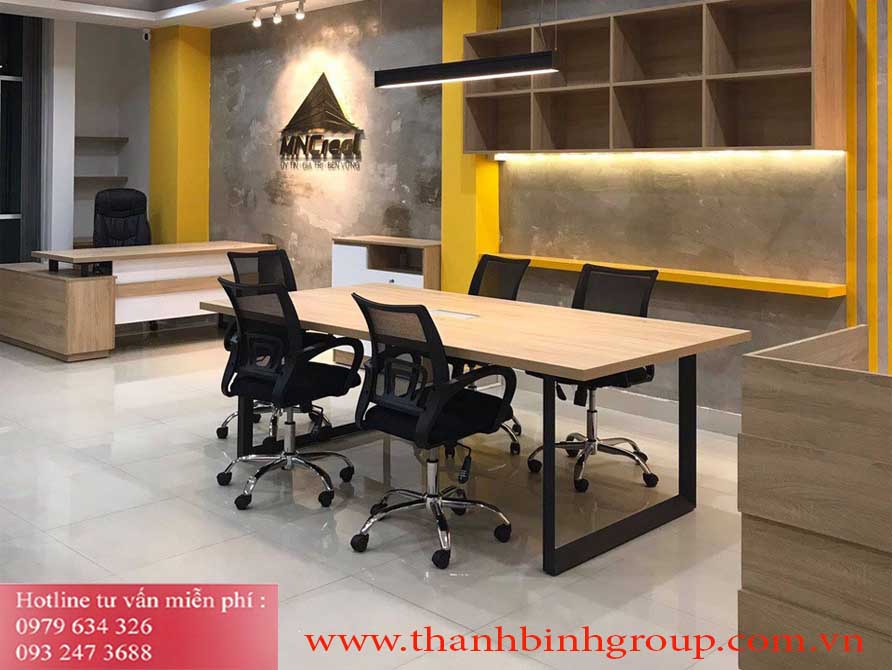 Bàn họp chân sắt BH17