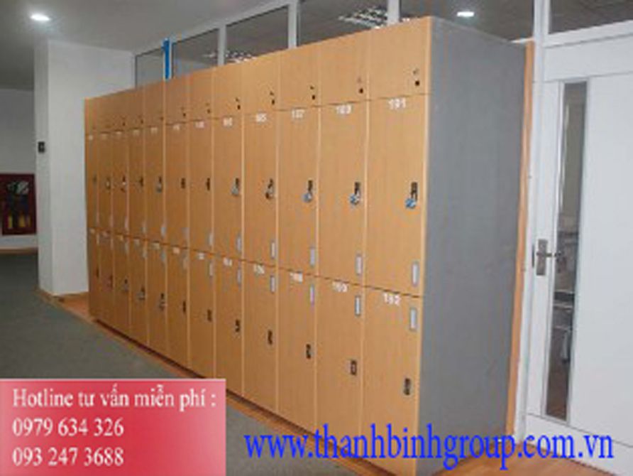 TỦ LOCKER GỖ 24 NGĂN - LKG24N12C