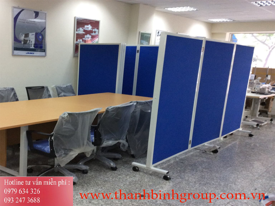 VÁCH NGĂN DI ĐỘNG CÓ BÁNH XE VNX26