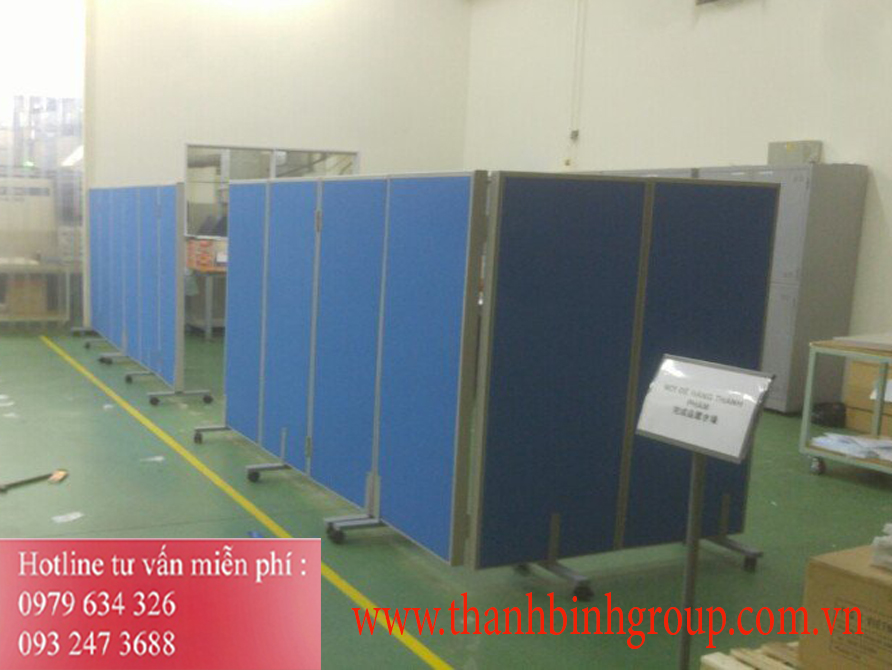 VÁCH NGĂN XẾP CÓ BÁNH XE VNX18