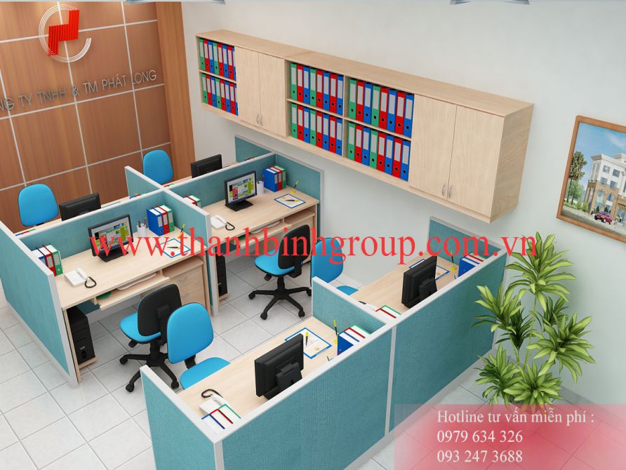 BÀN LÀM VIỆC CÓ VÁCH NGĂN VN102